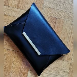 Bcbgmaxazria leather wristlet